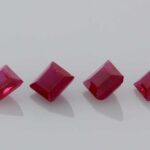 0.38ct Square Ruby, view 4