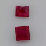 0.38ct Square Ruby, view 6