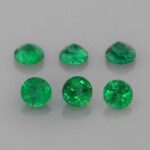 0.253ct Round Emerald, view 3