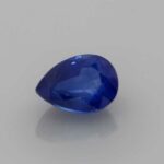 0.5ct Pear Blue Sapphire, view 2