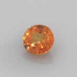 1.53ct Round Orange Sapphire, view 3