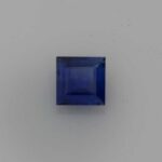 0.347ct Square Blue Sapphire, view 1