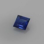0.347ct Square Blue Sapphire, view 2