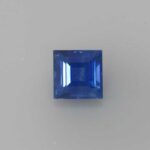 0.542ct Square Blue Sapphire, view 1