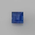 0.542ct Square Blue Sapphire, view 2