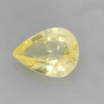 Pear Yellow Sapphire, view 1