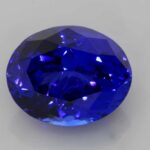 Oval Tanzanite, view 1