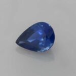 0.824ct Pear Blue Sapphire, view 2