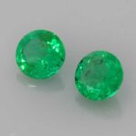 0.465ct Round Emerald, view 3