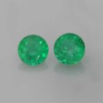 0.355ct Round Emerald, view 2