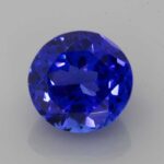 Round Tanzanite, view 2