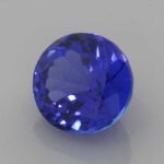 Round Tanzanite, view 3