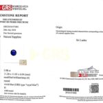 5.98ct Round Blue Sapphire, view 4