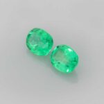 0.345ct Cushion Emerald, view 3