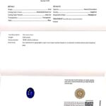 5.06ct Oval Blue Sapphire, view 3