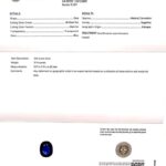 3.14ct Cushion Blue Sapphire, view 3