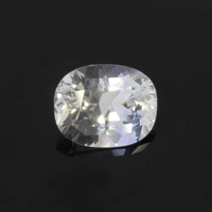 8.43ct Oval White Sapphire