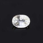 3.74ct Oval White Sapphire, view 1