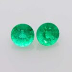 0.88ct Round Emerald, view 1