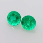 0.88ct Round Emerald, view 2