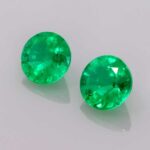 0.825ct Round Emerald, view 2