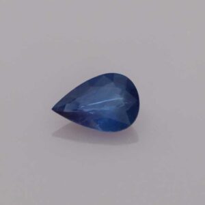 0.734ct Pear Blue Sapphire