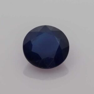 3.33ct Round Blue Sapphire