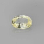 0.89ct Oval Yellow Sapphire, view 1