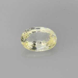 0.89ct Oval Yellow Sapphire