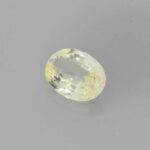 0.89ct Oval Yellow Sapphire, view 2