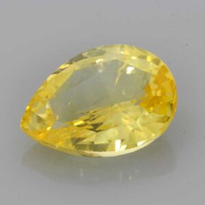 4.99ct Pear Yellow Sapphire