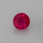 0.95ct Round Ruby, view 1