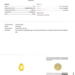 4.99ct Pear Yellow Sapphire, view 3