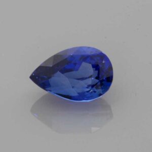2.03ct Pear Blue Sapphire