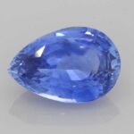 8.65ct Pear Blue Sapphire, view 1