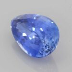 8.65ct Pear Blue Sapphire, view 2