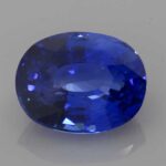 7.06ct Oval Blue Sapphire, view 1
