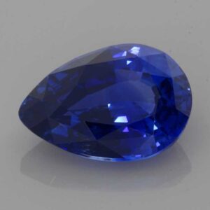 5.53ct Pear Blue Sapphire