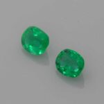 0.345ct Cushion Emerald, view 2