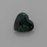 1.26ct Heart Teal Sapphire, view 1