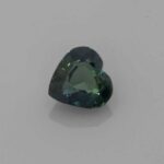 0.97ct Heart Teal Sapphire, view 1