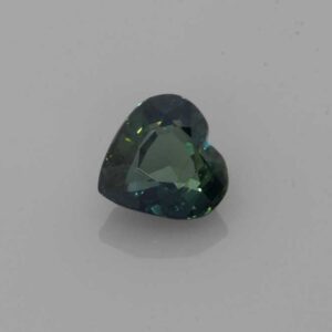 0.97ct Heart Teal Sapphire