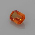 1.245ct Orange Sapphire, view 2