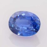 4.69ct Oval Blue Sapphire, view 2