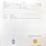 3.04ct Pear White Sapphire, view 3