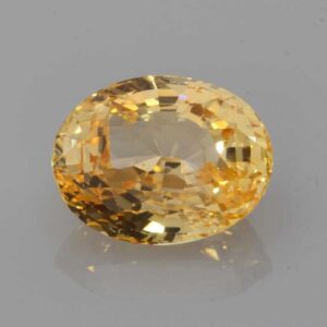 3.04ct Oval Peach Sapphire