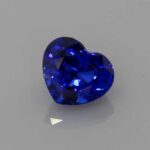 1.51ct Heart Blue Sapphire, view 1