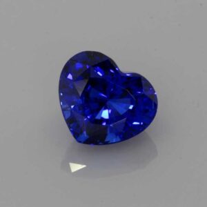 1.51ct Heart Blue Sapphire