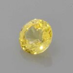 1.57ct Round Yellow Sapphire, view 2