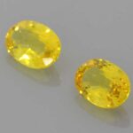 Oval Yellow Sapphire, view 2